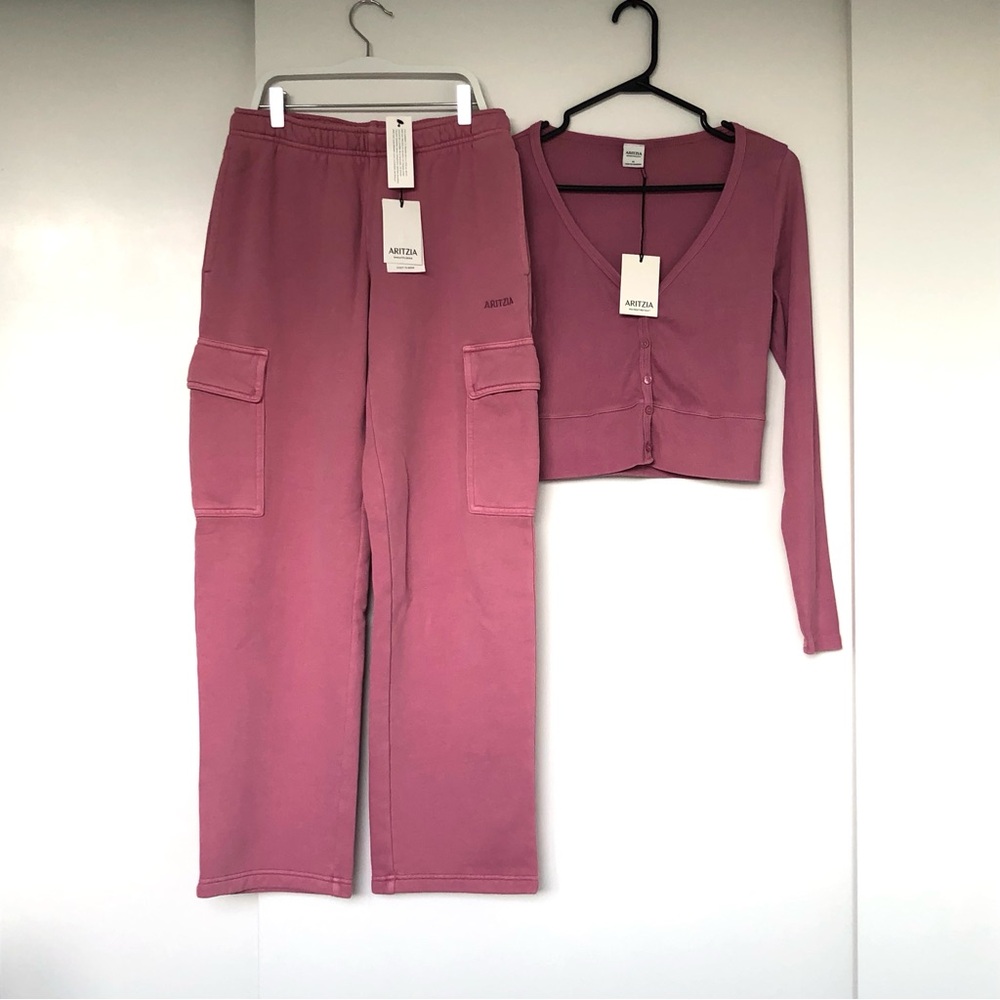 Aritzia Sweatfleece Set